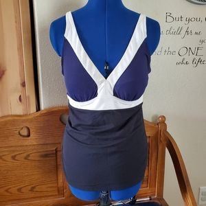 Tommy Bahama Tankini Top Womens Large Swimwear Swimsuit Swim Bathing Suit